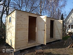 Хозблок 2х6 из имитации бруса сорта "АВ"