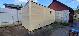 Хозблок 2х5 имитация бруса сорта "АВ"